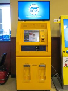 New Department of Motor Vehicles kiosks are allowing shoppers to renew vehicle registration while picking up their groceries. New Department of Motor Vehicles kiosks are allowing shoppers to renew vehicle registration while picking up their groceries.
