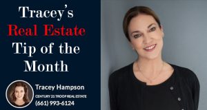 Tracey Hampson's Real Estate Tip of the Month