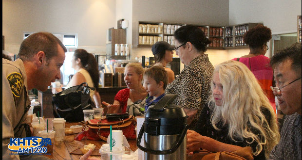 Coffee, Santa Clarita Sheriff's Department, Crime Prevention Unit, Deputies, Community, crime prevention