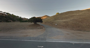 Emergency responders first received reports of a single vehicle collision on Bouquet Canyon Road just east of Gilchrist Farm at Heard Drive at 6:30 a.m. Sunday morning. Image courtesy of Google Maps