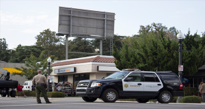 The long-running CBS series “NCIS” filmed Thursday in Newhall on Main Street.