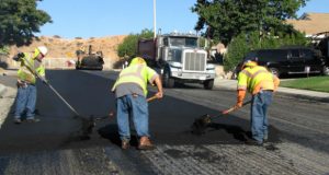 Rainbow Glen Dr. To Be Repaved In October. Photo from a previous resurfacing project, courtsey of the City of Santa Clarita.