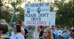 Santa Clarita’s Youth Grove at Central Park hosted more than a hundred residents who came out to remember those who died in traffic-related crashes.