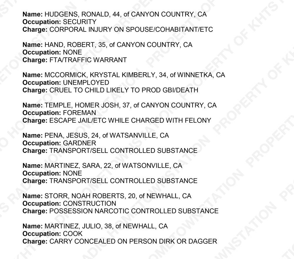 Santa Clarita Crime Report - Sheriff_2017-10-17