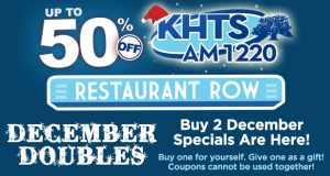 KHTS Restaurant Row December Doubles