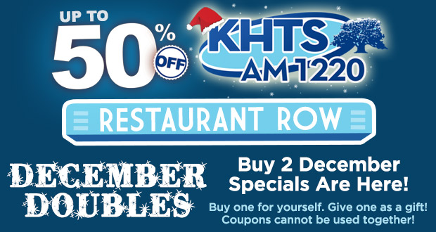 KHTS Restaurant Row December Doubles