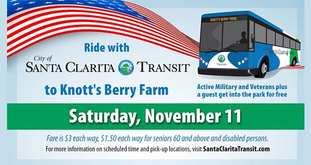 Santa Clarita Transit Knott’s Berry Farm Military Tribute Days - Top Things to do in Santa Clarita