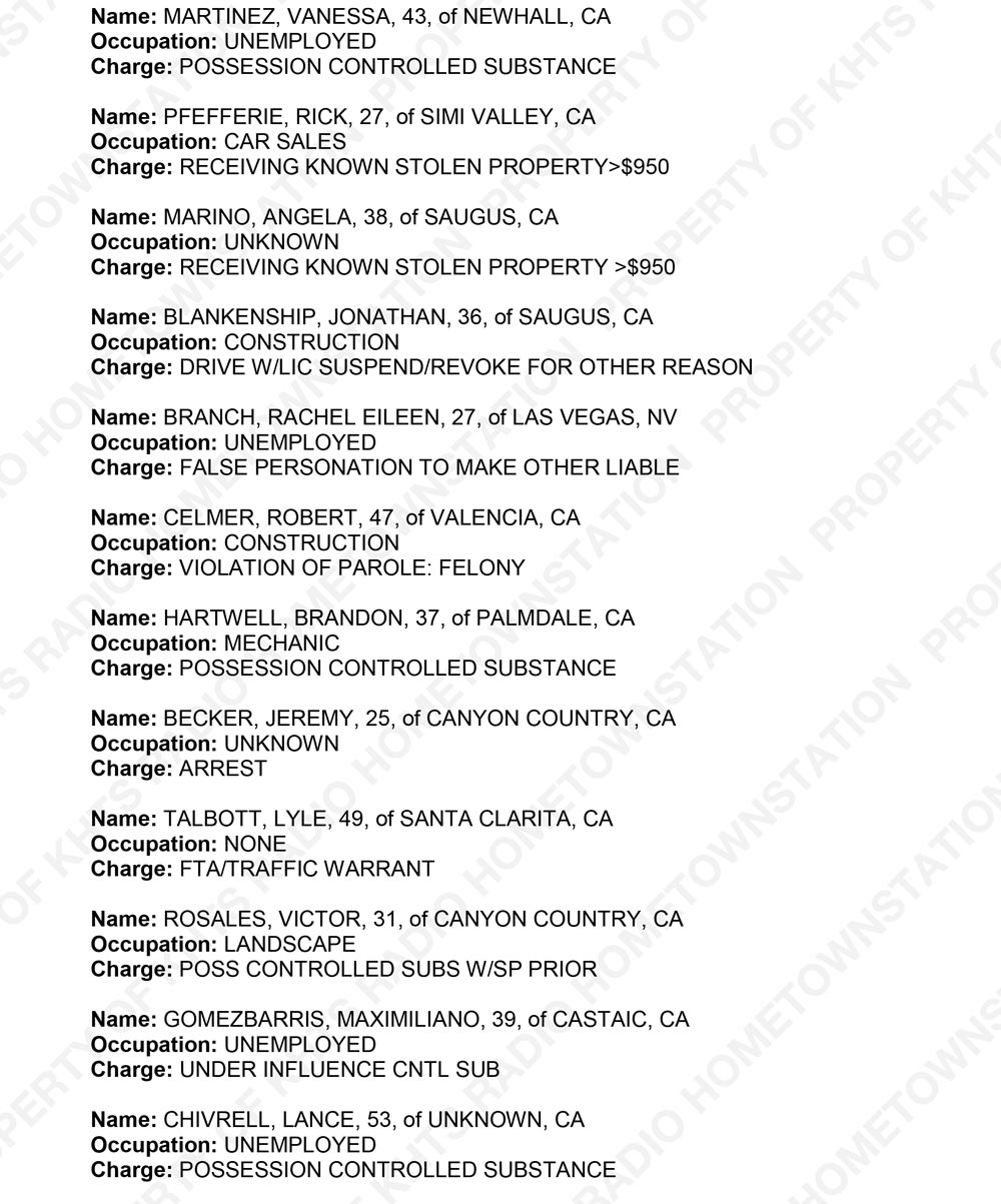 Santa Clarita Crime Report Sheriff_2017-11-03