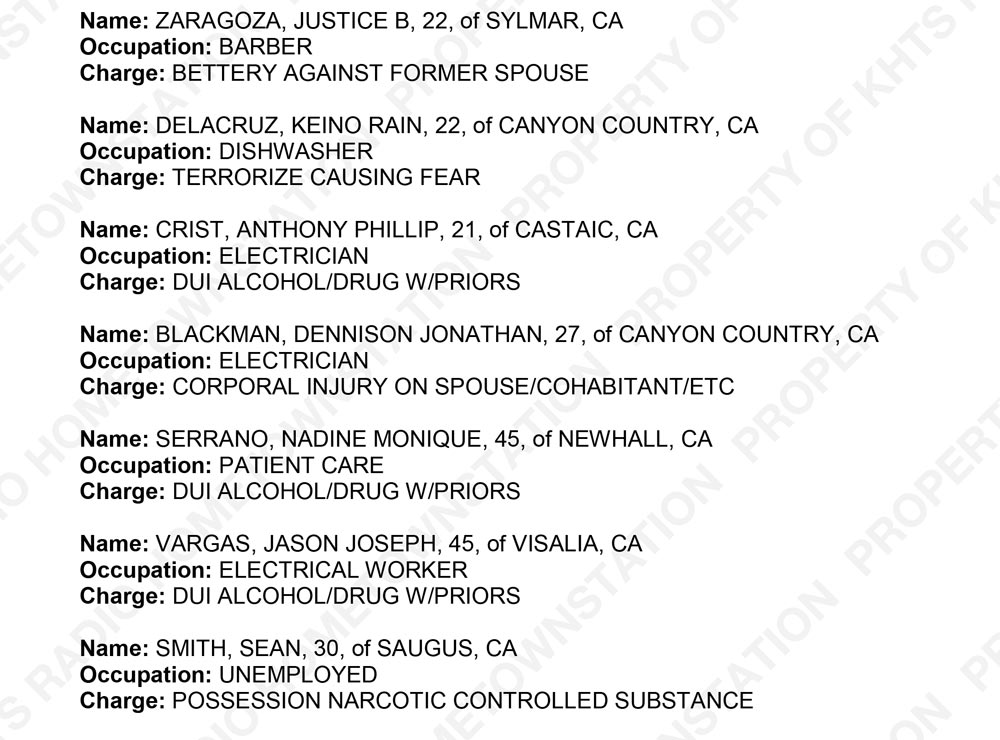 Santa Clarita Crime Report Sheriff_2017-11-06