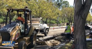 Water Main Leak Near Decoro and McBean Impedes Morning Commuters