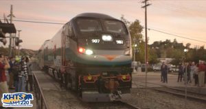 Metrolink, Tier 4 locomotive, Train, Locomotive, Commuting, Commuters, Newhall Metrolink Station, Old Town Newhall, Sustainable