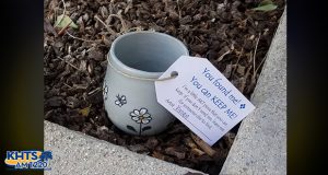 The “Abandoned Art Project” — organized by students and members at Newhall’s Ceramic Artists Studio Inc., or CASI — will be leaving pieces of ceramic art at random public places around Santa Clarita beginning November 6. Picture courtesy of "Abandoned Art SCV" Facebook Page.