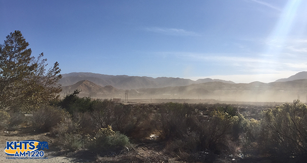 The Santa Clarita weather forecast shows gusts as high as 50 mph to start off the week, with temperatures expected to increase throughout the week into the high 70s.