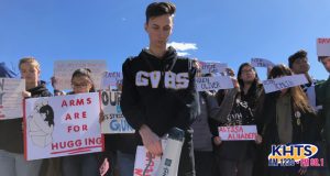 Walkout, protest, gun violence, school shootings, student protest, student rally, Parkville Florida
