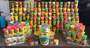 Children’s Hospital Los Angeles, Brooklyn’s Blessing, Tiffany Hernandez, Play-Doh, Donations, Therapy, Santa Clarita, Santa Clarita Residents, Santa Clarita Community, donating,