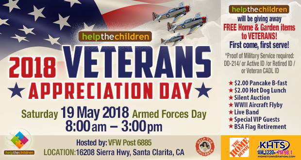 Help the Children Veterans Appreciation Day - Top Things to do in Santa Clarita