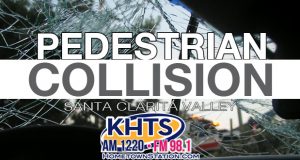 Louie: Pedestrian Collision Slider_broken car windshield in background, reads "Pedestrian Collision"