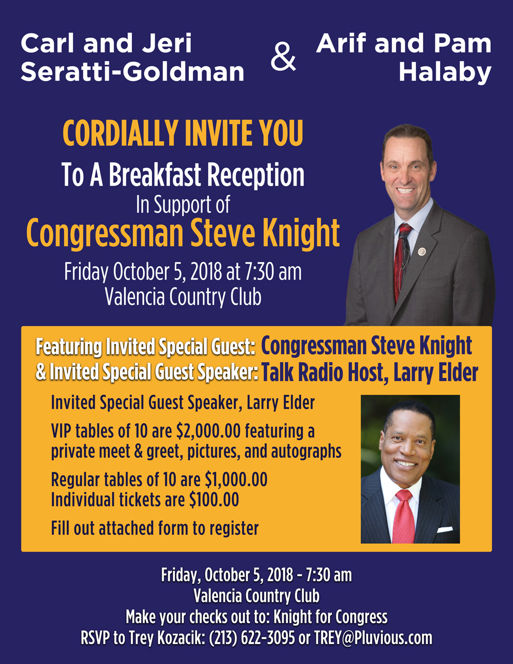 Steve Knight Breakfast 2018