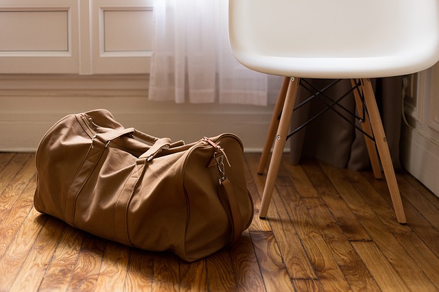 Luggage on Floor