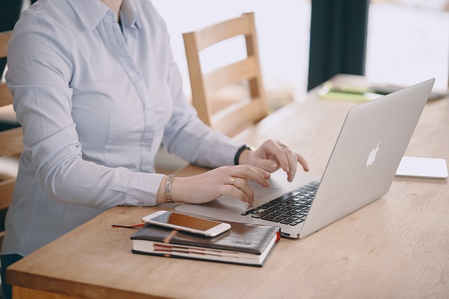 Woman in Laptop