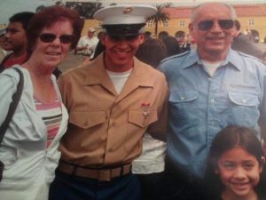 Boot Camp Graduation with Sister Isabella & Grandparents