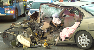 One Person Freed From Car, Transported To Hospital Following Newhall Crash