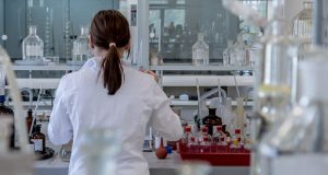 Woman in Lab
