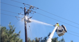 Downed Power Lines Newhall Fire