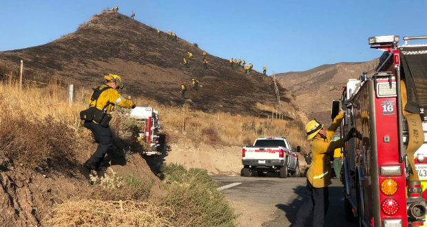 Soledad Fire Canyon Country Fire 14 Freeway Fire