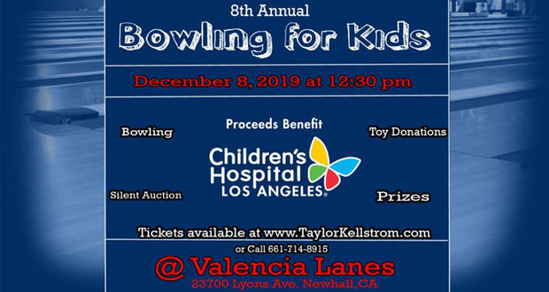 Bowling for Kids Benefiting Children’s Hospital Los Angeles- Top Things to do in Santa Clarita