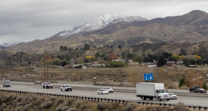 Snow on a mountaintop in Canyon Country, northwest of the future Sand Canyon Resort location.