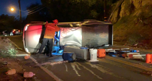 Rollover Newhall Crash Market Street