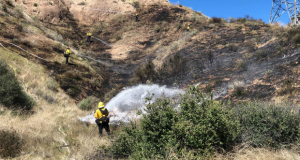 Saugus Brush Fire Santa Clarita Brush Fire Bouquet Canyon Vazquez Canyon 1