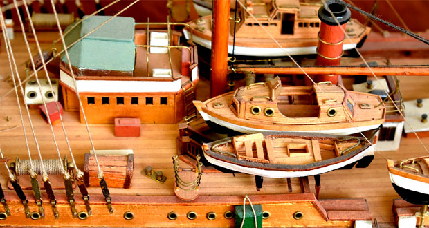 Wooden Model Ship