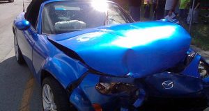 Smashed Up Car