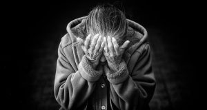 Old Woman Sad