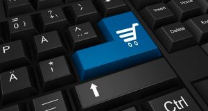 Keyboard with online shopping cart