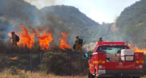 Controlled Burn Castaic Fire