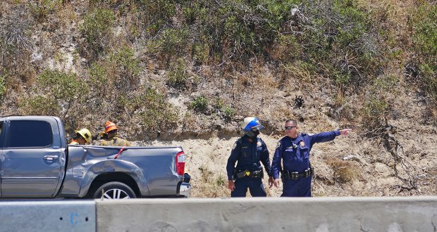14 Freeway Crash Newhall Santa Clarita 1