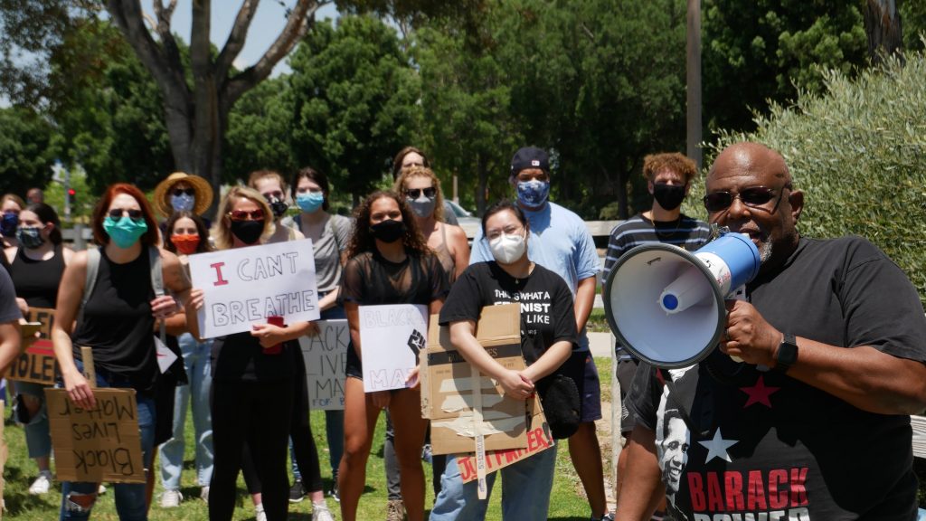 Black Lives Matter Protest Santa Clarita Bridgeport 6