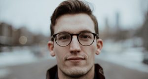 Man wearing glasses