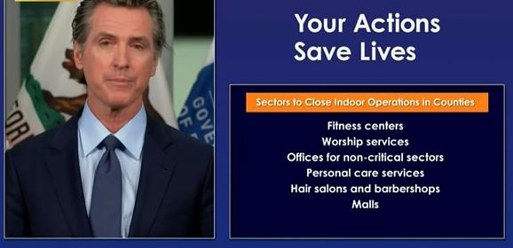 Gyms, Salons, Places Of Worship Closed For Three Days In L.A. County By Governor Newsom