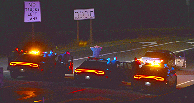 Santa Clarita 5 Freeway Pursuit Termination Photo by Rick McClure 2