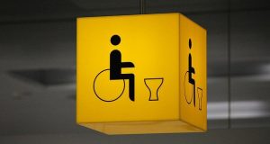 Disabled Toilet sign
