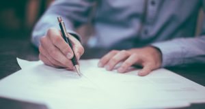 Man Writing