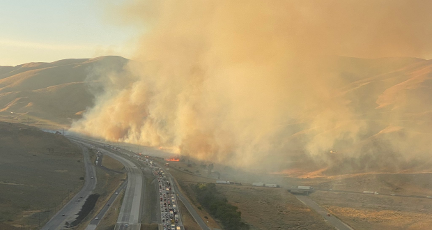 Post Fire Gorman Fire 5 Freeway
