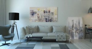 Couch in living room
