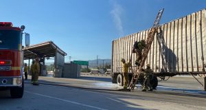 Big Rig on Fire