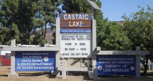 Castaic Lake Sign