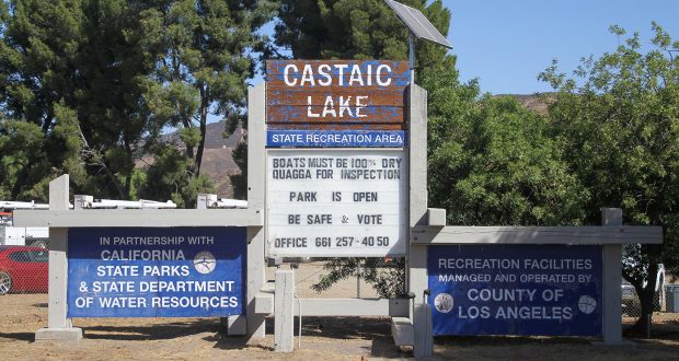 Castaic Lake Sign